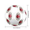 AC Milan Soccer Ball, colorful, suitable for all ages, machine-stitched, PVC material, competition grade, durable and high bounce