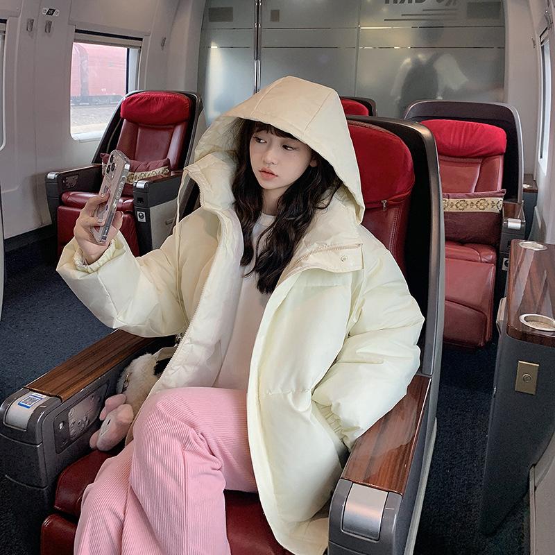 Осенне-зимняя короткая куртка из хлопка — фото 9