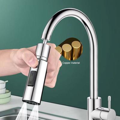 Extensor pentru robinet de bucătărie, aerator, gura de scurgere rezistentă la stropire, cu 3 funcții, accesorii pentru cap de pulverizare pentru robinet de bucătărie, accesorii pentru robinet, pivotant la 360 de grade