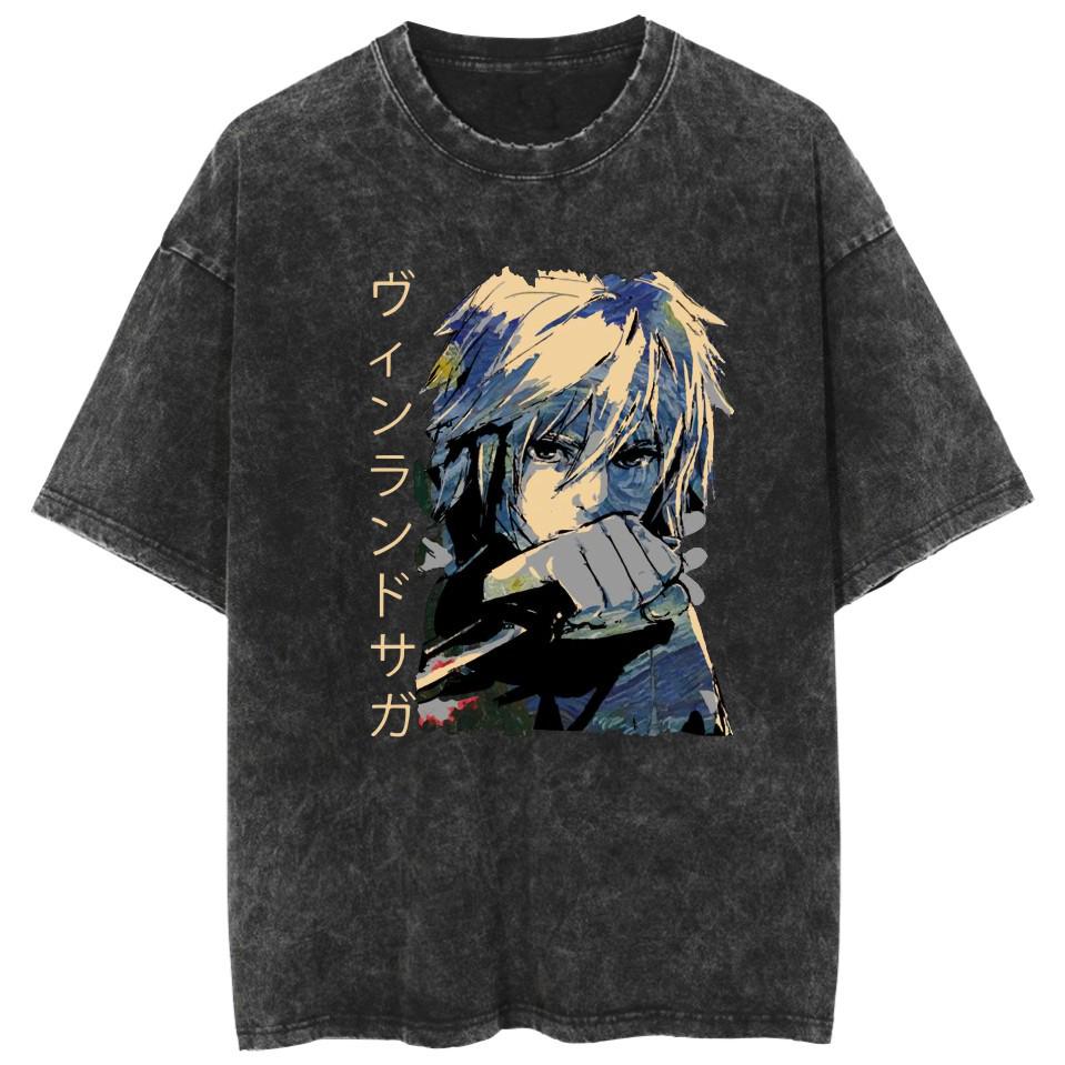 Ice Sea Saga Anime Cotton Casual Short Sleeve T-shirt