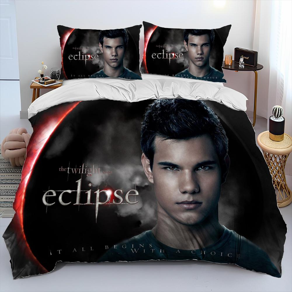 Comforter 3D The Twilight Saga Hd Printed Comforter Bedding Set Bed Set King Queen Size Bedding Set Kid