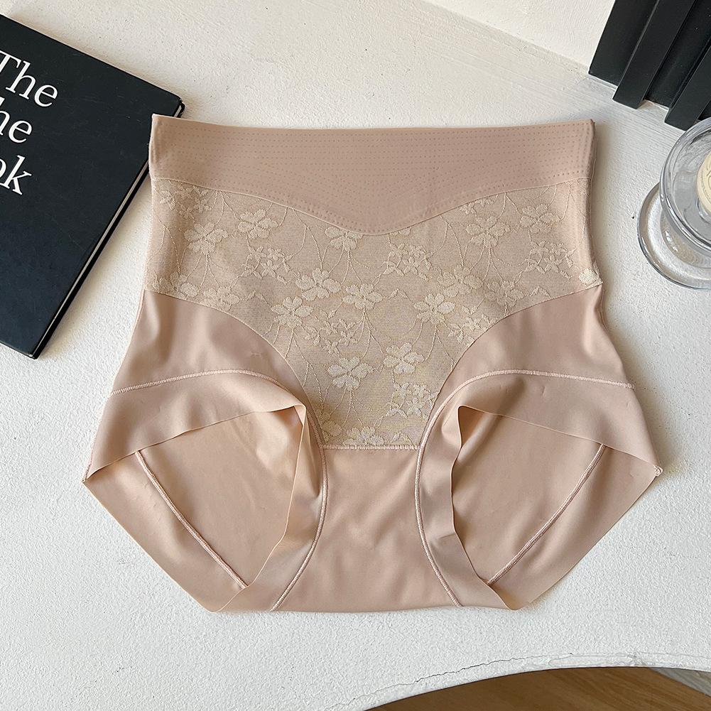

Women s Spring and Summer Three Dimensional Pattern of Micro Pressure Abdominal Lift Hips Not Roll Edge Briefs One size