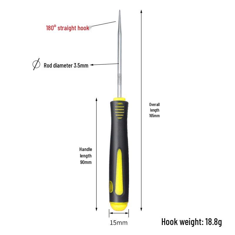 4-Piece Oil Seal & Tire Repair Tool Set - Includes Screwdriver Pullers and Hook Removers