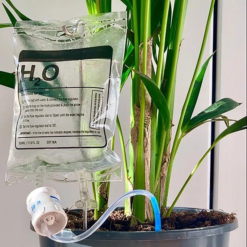 1PC 111ML Lazy Potted Plant Watering Drip Irrigation Automatic Watering Machine Flower Drip Bag Quantitative