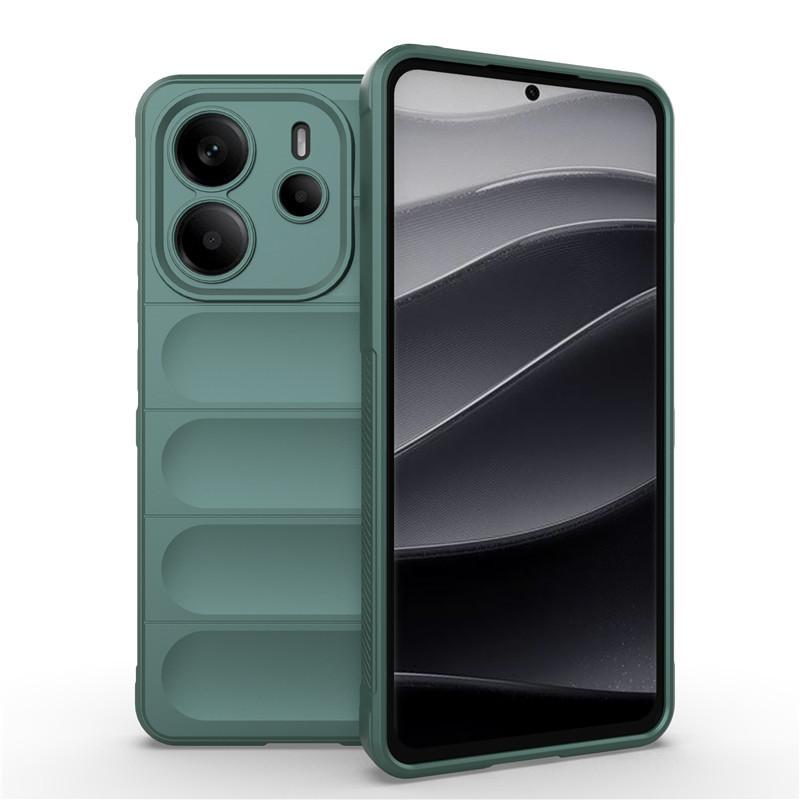 For Redmi Note 14 4G 24117RN76G Global Cover For Redmi Note 14 Case 6.67 inch Rubber Shockproof Soft Silicone Protective Bumper