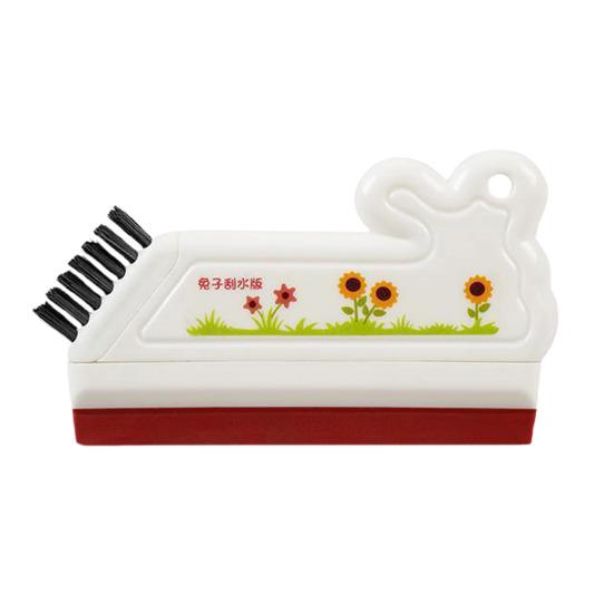 

Glass Wiper Scraper Soft Scraper Strip with Thickened Rabbit Sunflower Design Countertops Glass Sinks Water Stain