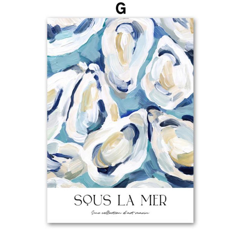 

Океан Парусник Пляж Ракушка Краб Раковина Пейзаж Плакаты И Принты Настенное Искусство Холст Масло Живопись Картины Для Декора Гостиной 21cm×30cm NoFrame