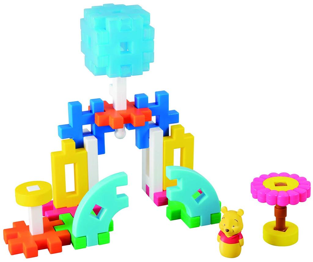 Disney Tinker KidsGakken Neuer Block Winnie Puuh Flasche (Ab 2 Jahren) 83810