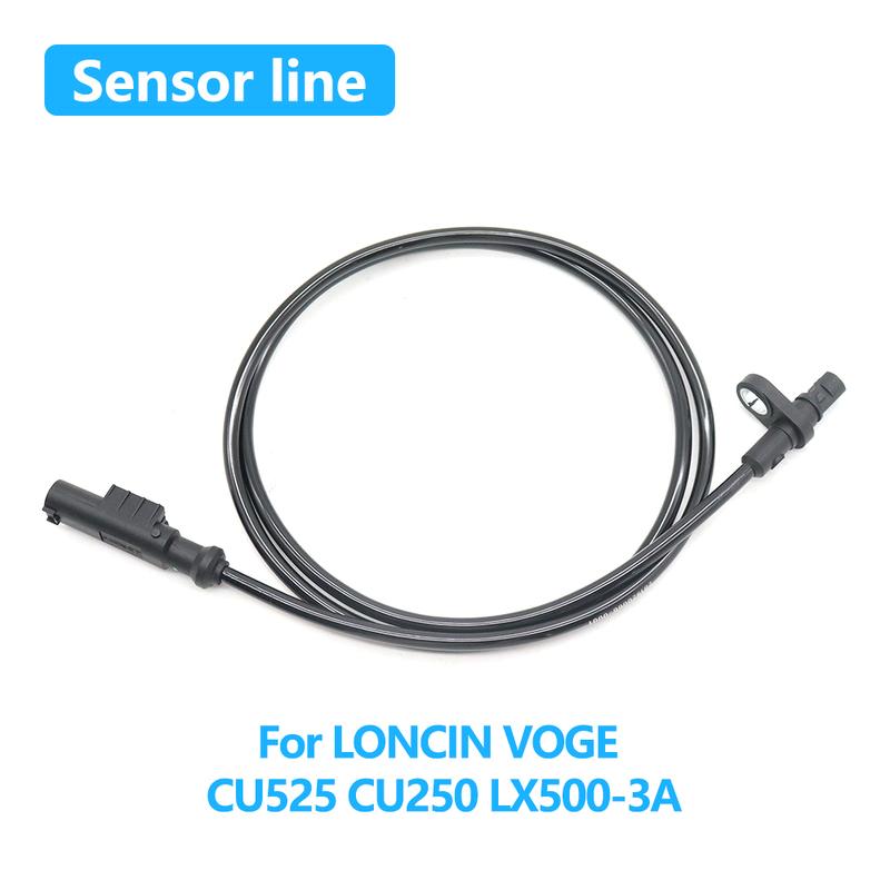Для LONCIN VOGE CU525 CU250 CU 525 CU 250 LX500-3A LX500 Аксессуары для мотоцикла Датчик скорости колеса ABS передний