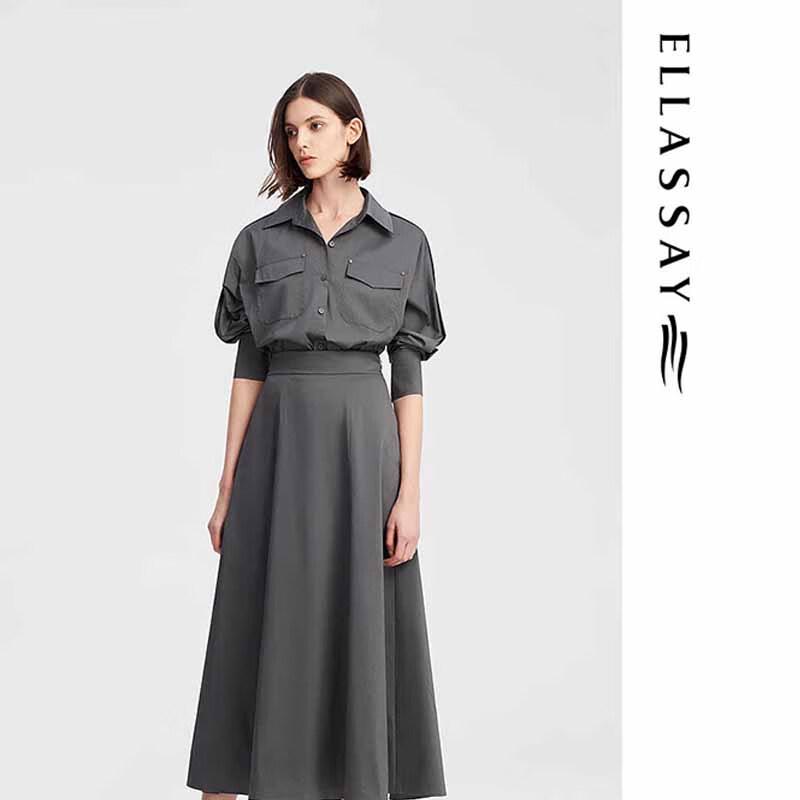 

ELLASSAY Women s Autumn Workwear Shirt Dress M