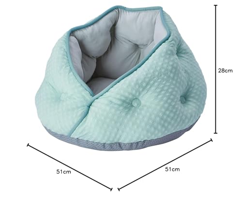 Petio Cool Dome Bed for Dogs and Cats, Sea Blue