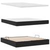 Storage Bed with Mattress Black 160 x 200 cm Velvet