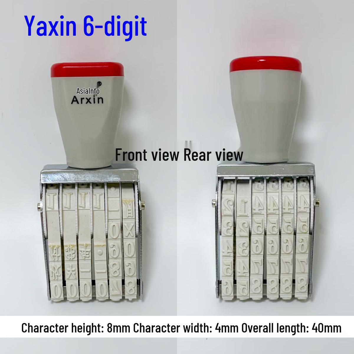 Yaxin Adjustable Rotating Number Stamp - Multifunctional Large Number Wheel with Various Models
