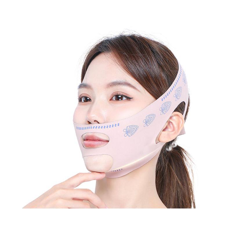 V-Face Lifting Bandage, Face Shaping & Sculpture, Firming, Enhancing Nasolabial Folds, Reducing Double Chin, Targeting Masseter Muscle, Sleeping Mask