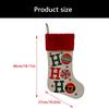 Alphabets Holiday Sock Decoration With Polyester Materials Quick Attachment Hook Multipurpose Festival Ornament