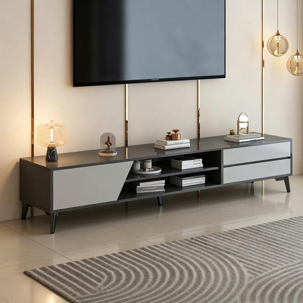 Modern TV Stand TV Cabinet Floor-to-ceiling Storage Living Room Cabinets Tv Stand Cabinet Wood Tv Stand Living Room Furniture