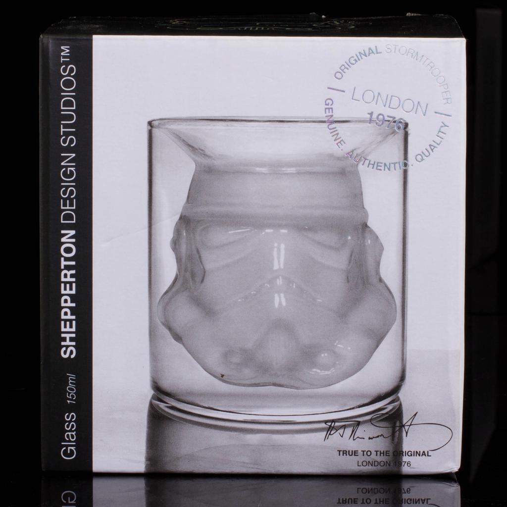 Stormtrooper Glass 150ml Star Wars Thick Helmet-Shaped Glass