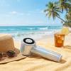 High-Speed Airflow Portable Handheld Fan Fast Air Speed USB Rechargeable Fan  Outdoor Use