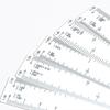 Drawing Tools Foldable Rulers Multifunctional Scale Ruler Fan Shape Scale Ruler  School Supplies