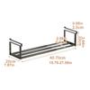Shoe Rack with Quick Install Hanging Shoe Organizer Telescopic Shoe Rack Organizer Carbon Steel Hanging Shelf for Shoes