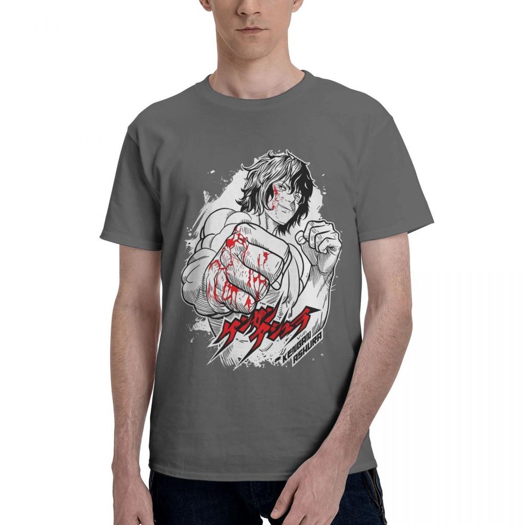 Kengan Anime Ashura 100 Cotton Casual Breathable Confortable Tshirt Mens TShirts Funny Gifts