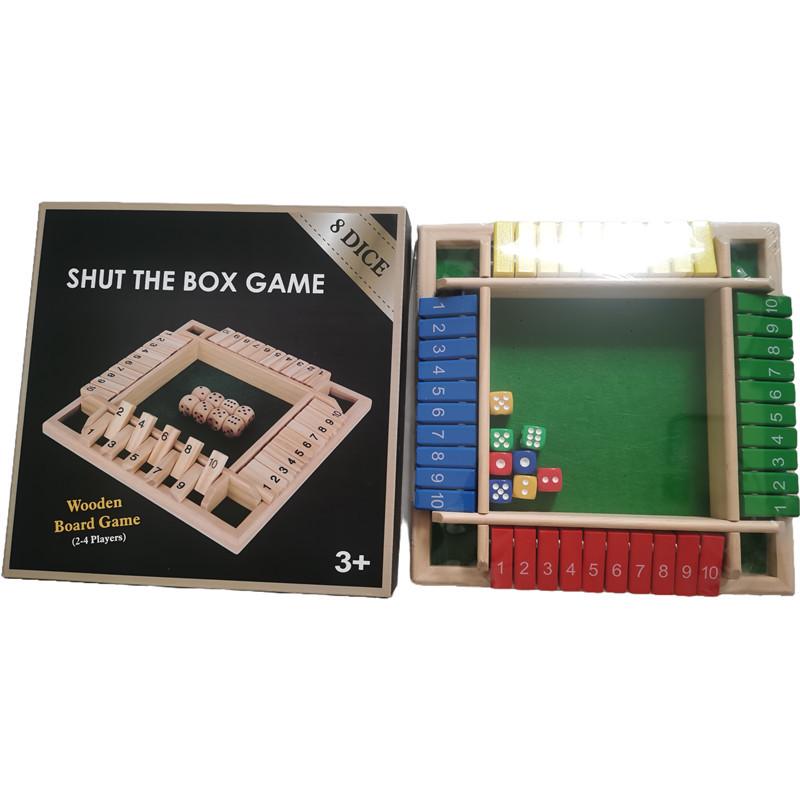 Dwustronna gra karciana typu flip: Czterostronne inspirowane szachami puzzle imprezowe dla dorosłych i rekwizyty do picia