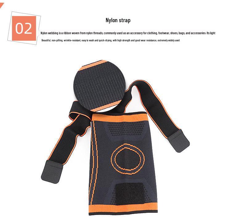 Breathable Knit Compression Athletic Knee Pads for Winter Sports