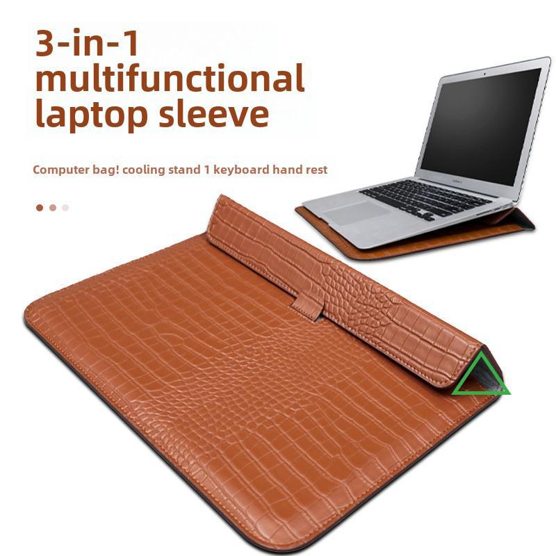 Apple MacBook Air, Huawei, Xiaomi Compatible PU Leather Laptop Sleeve