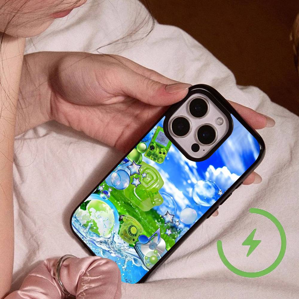 

Frutiger Aero Promax Magnetic For IPhone 17 16 14 13 12 11 15 Pro Air Max Plus Phone Case Wireless Charge iPhone 16pro max