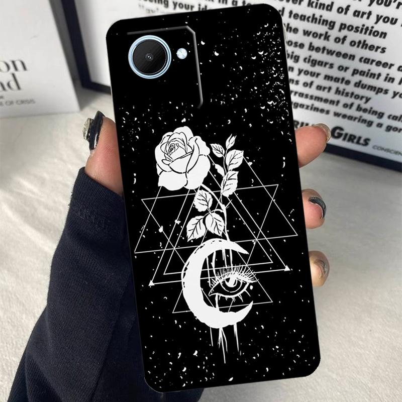 Occult Witchcraft Moon Gothic Witch For Realme GT7 Pro GT6 C67 C65 C63 C61 C55 C53 C51 C71 C75 10 11 12 13 14 15 Pro Plus Case