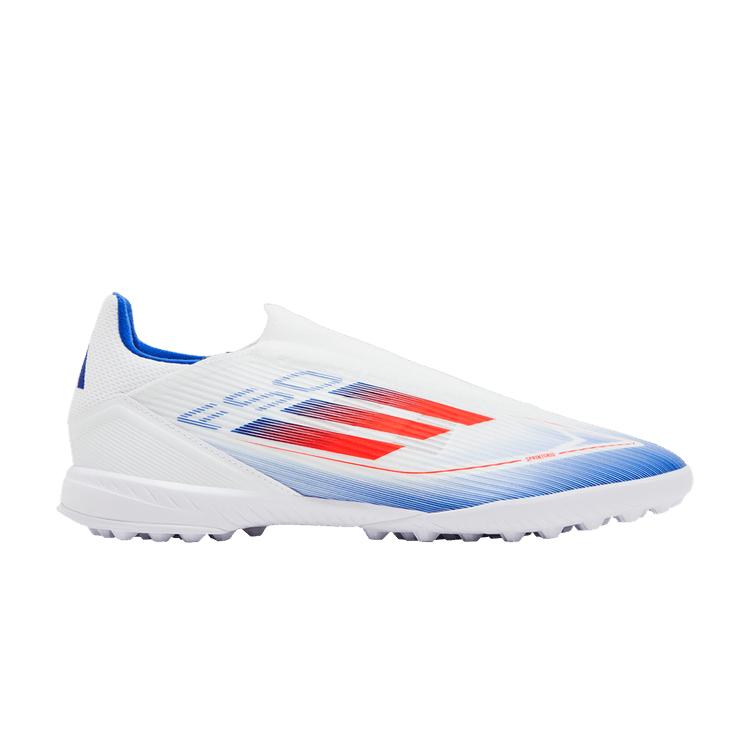 adidas F50 League Laceless Turf Cloud White Solar Red Lucid Blue 40.5