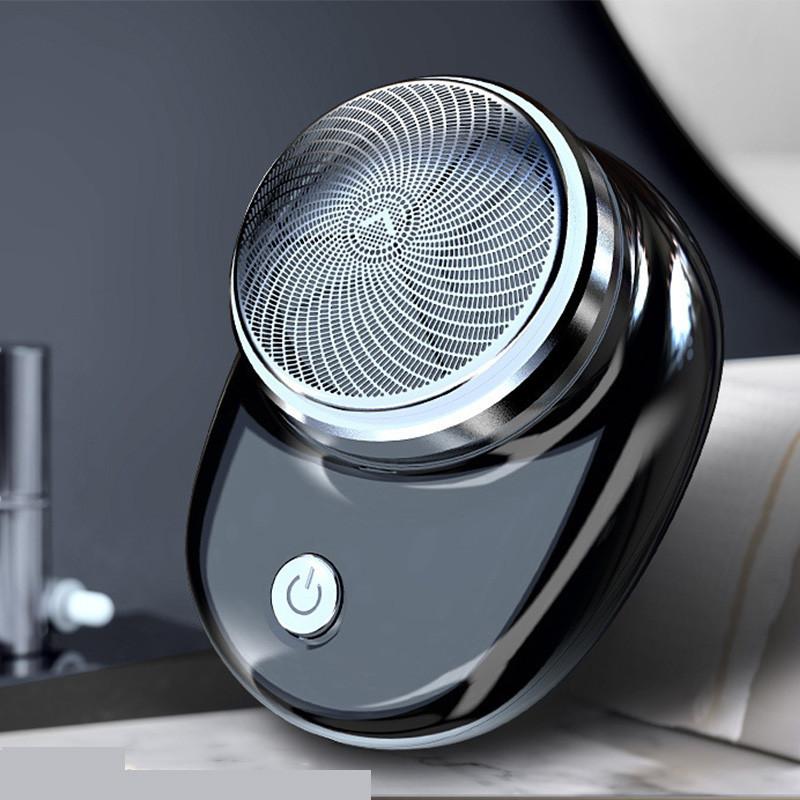 Portable Electric Shaver For Men Type-c Fast Charging Mini Size Travel-friendly Water Washable Sq-021 Black