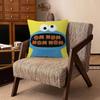 CCookies Monster Cartoon  Pillow Gift Home Office Decoration Bedroom Sofa Car Cushion Cover Case X