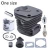 Chainsaw Parts Accessories Cylinder Piston Gasket Kit Replacement 44MM Nikasil Plated Chainsaw Cylinder Piston Gasket