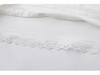 Korean Style Lace Trim Patchwork Cotton White T-Shirt