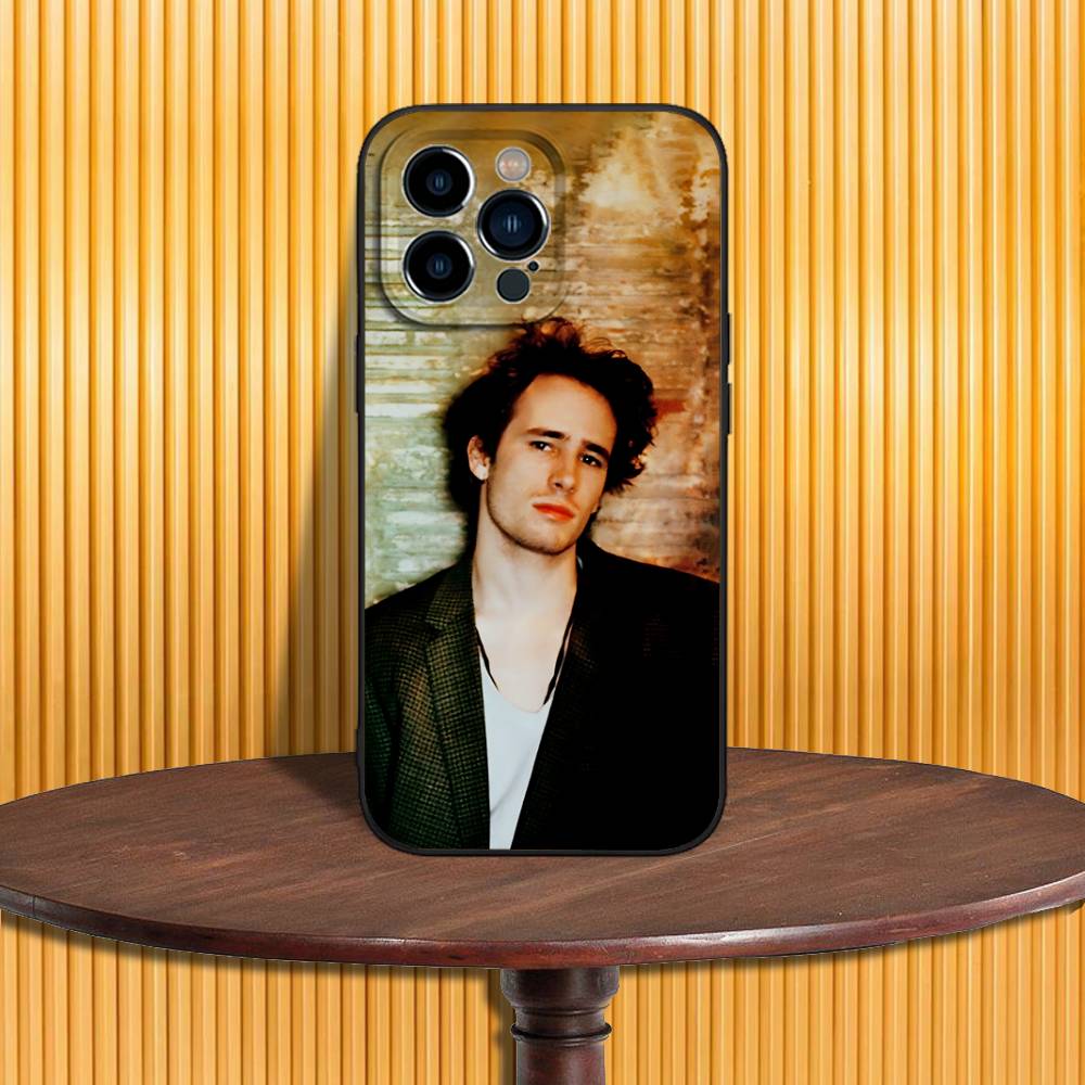 J-Jeff B-Buckley Phone Case For iPhone 17,16,15,14,13,12,11,Pro,Max,Plus,X,XS,SE4,E,Mini,Soft Black Case