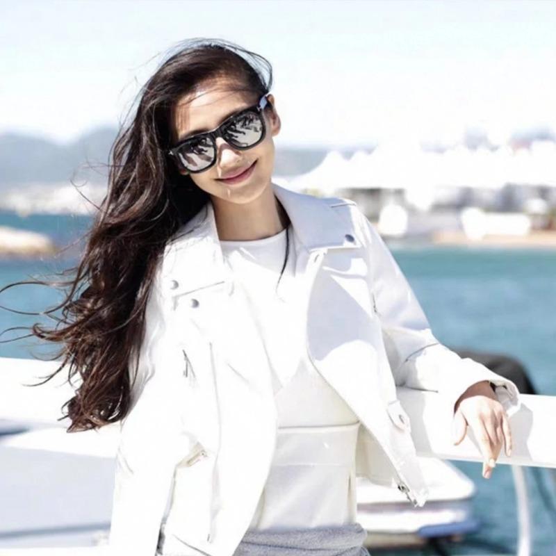 2025 Damen Koreanische Version Motorrad Umhang Regulär Locker Lässige Jacke Leder