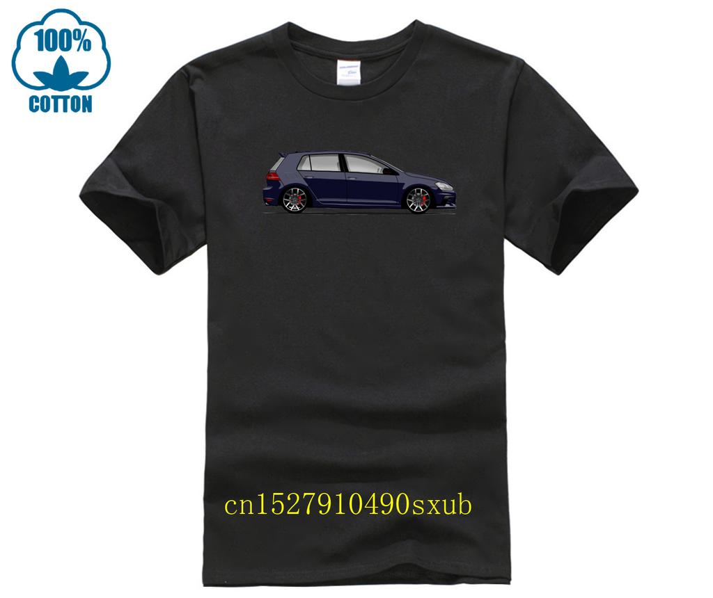 Zwaar Katoenen T-shirt Mk7 Golf Casual Ronde Hals Los Zomers T-shirt Voor Mannen