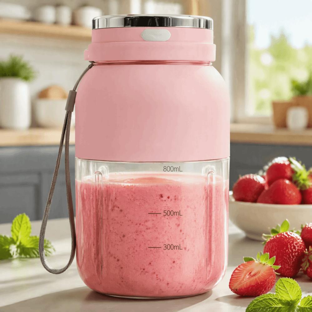 Wireless Design Portable Electric Juicer Cup USB Rechargeable Blender Outdoor Activities
