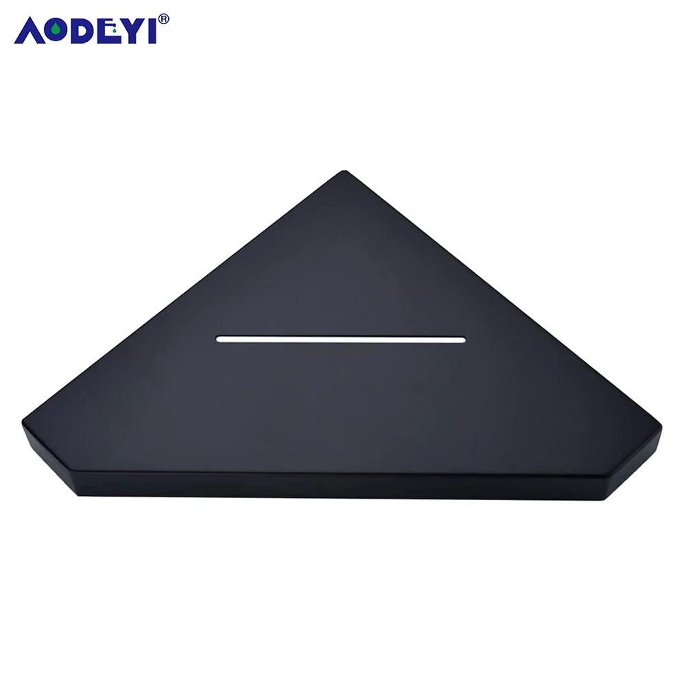 Corner Shelf Bathroom Triangle Storage Shelves 304 Stainless Steel Toilet Holder Shower Rack Brushed Gold Bathroom Accessories чёрный