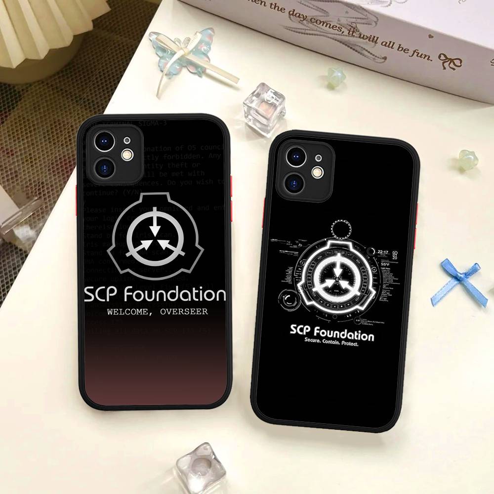 Popular Sci-Fi Foundation Scp F-Foundation Silicone Case For IPhone 16 15 14 13 12 11 Pro Max Plus X XS MAX Shockproof Matte