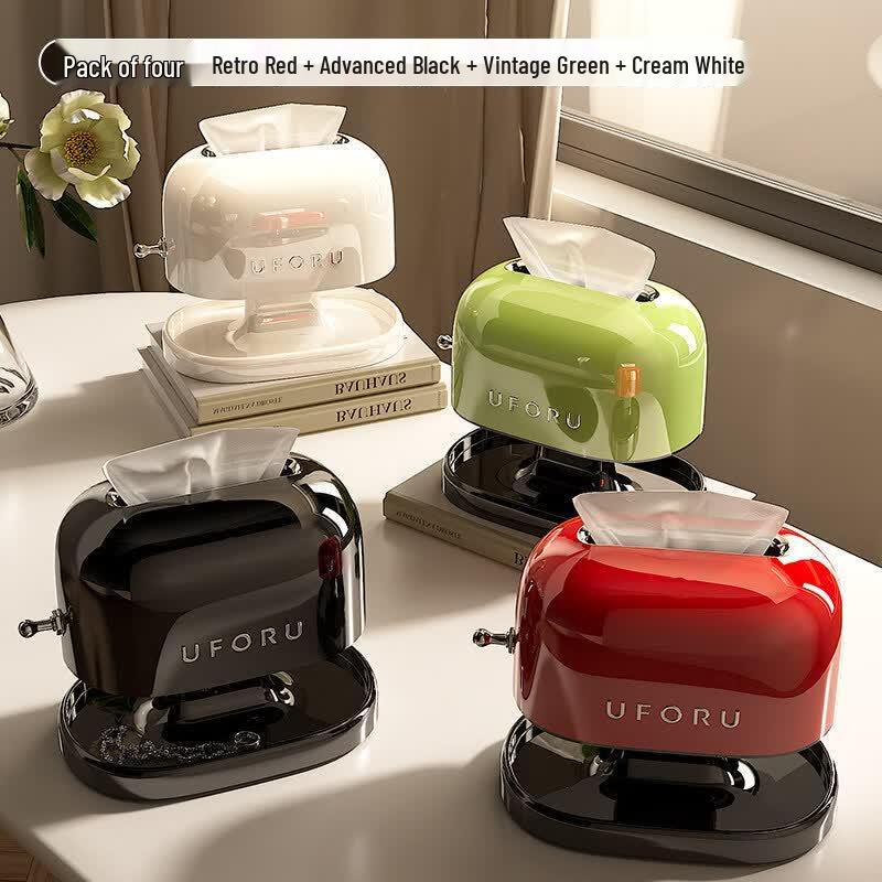 LIEI Vintage Multifunctional Desktop Tissue Box