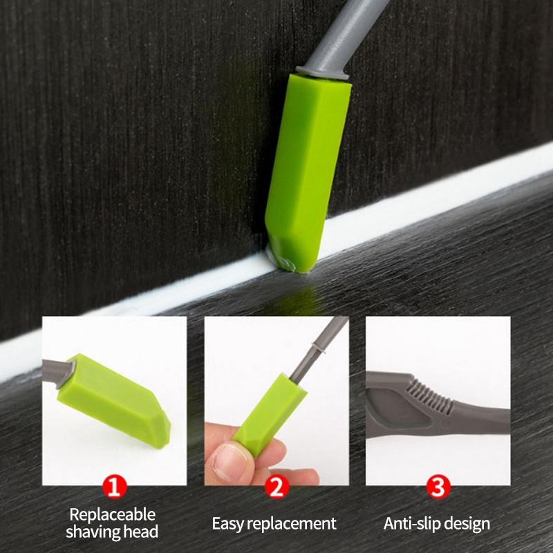 1PC Espátula de Ângulo de Cola de Vidro Espalhador de Selante Ferramenta Aplicadora para Reparo de Juntas de Janela Cerâmica Azulejo para Cozinha Banheiro Pia Chuveiro