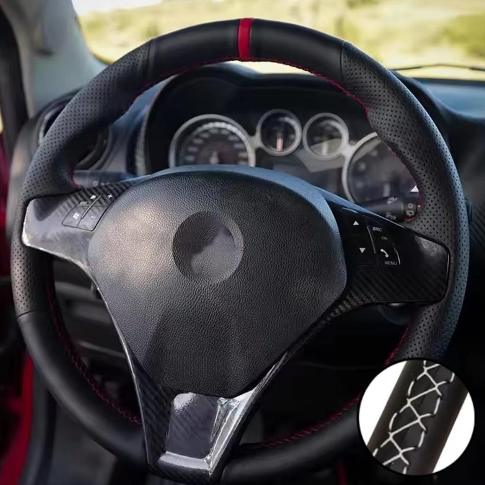 Car Accessories Hand Stitched Artificial  Leather Steering Wheel Cover For Alfa Romeo Giulietta 2010-2014 Mito 2008-2015