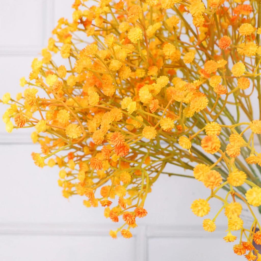 Babys Breath Artificial Flower 3 Branch Plastic Fake Gypsophila For Wedding Home Decor