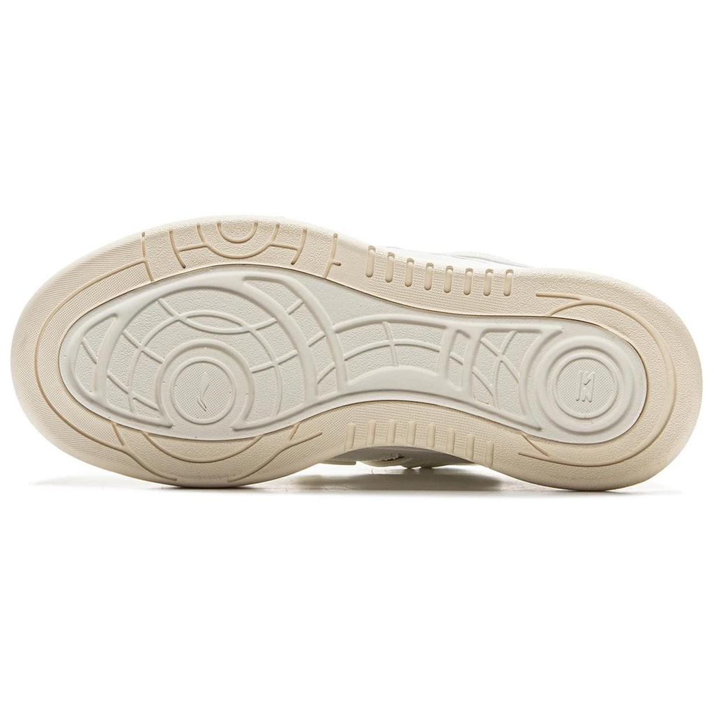 New LiNing Expedition 3 Cushioning Anti-Slip And Wear-Resistant Height Increasing Low-Top Casual Shoes Women's White Beige AGCV082-1