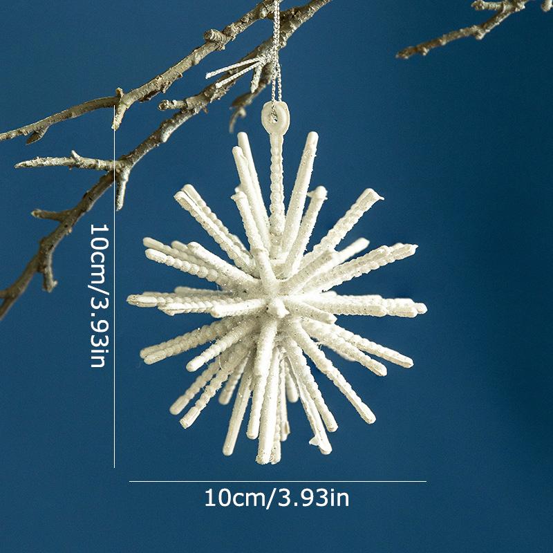 

1PC Ornament Creative Explosion Star DIY-Friendly Acrylic Craftable Christmas Silver-Glitzy Decoration Decorative