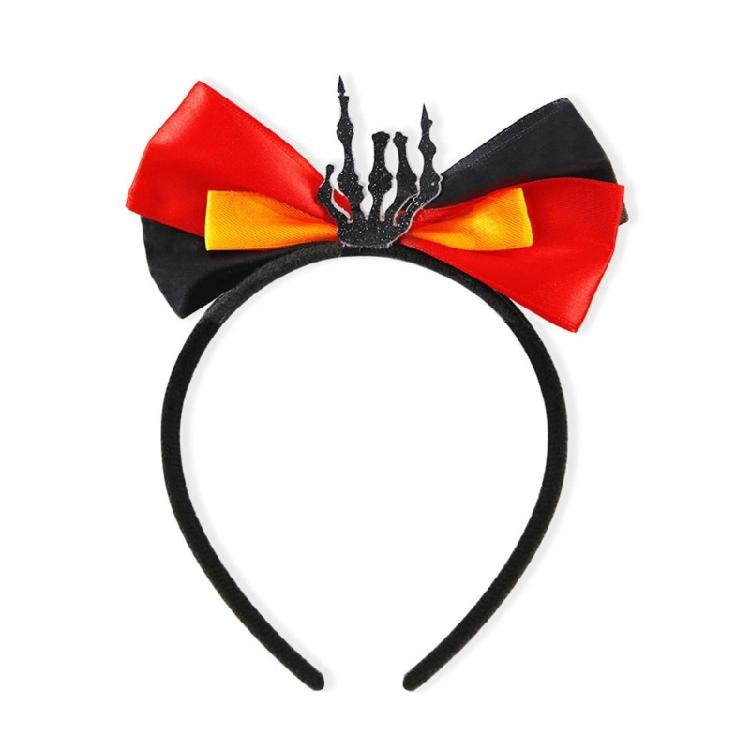 

Carnivals Party Headbands Colorful Spooky Bowknot Shape Headband Woman Makeup Hairband Makeup Taking Photos Headpiece