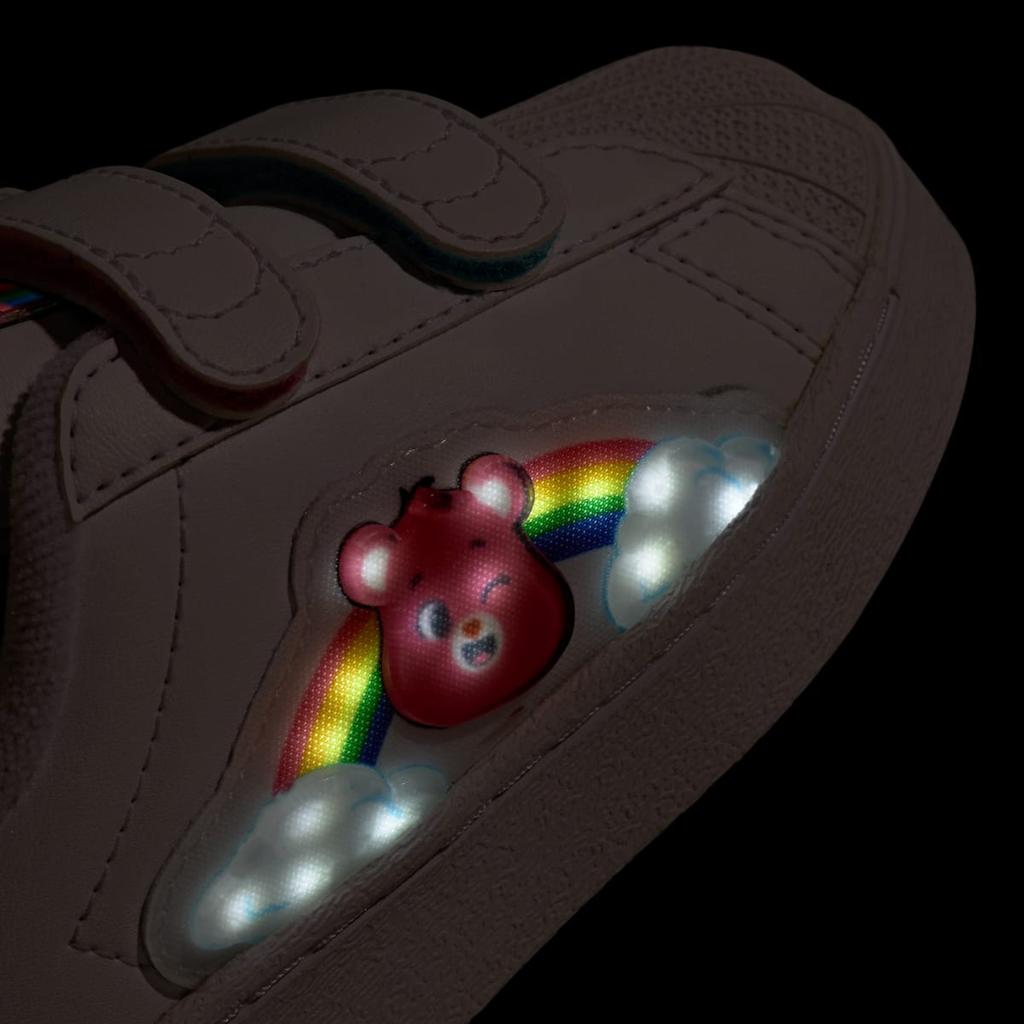 ADIDAS CARE BEARS SST LED LIGHTS CF I KK2133 Kids' Originals Sneakers Cloud White / Lucid Pink / Bliss Pink