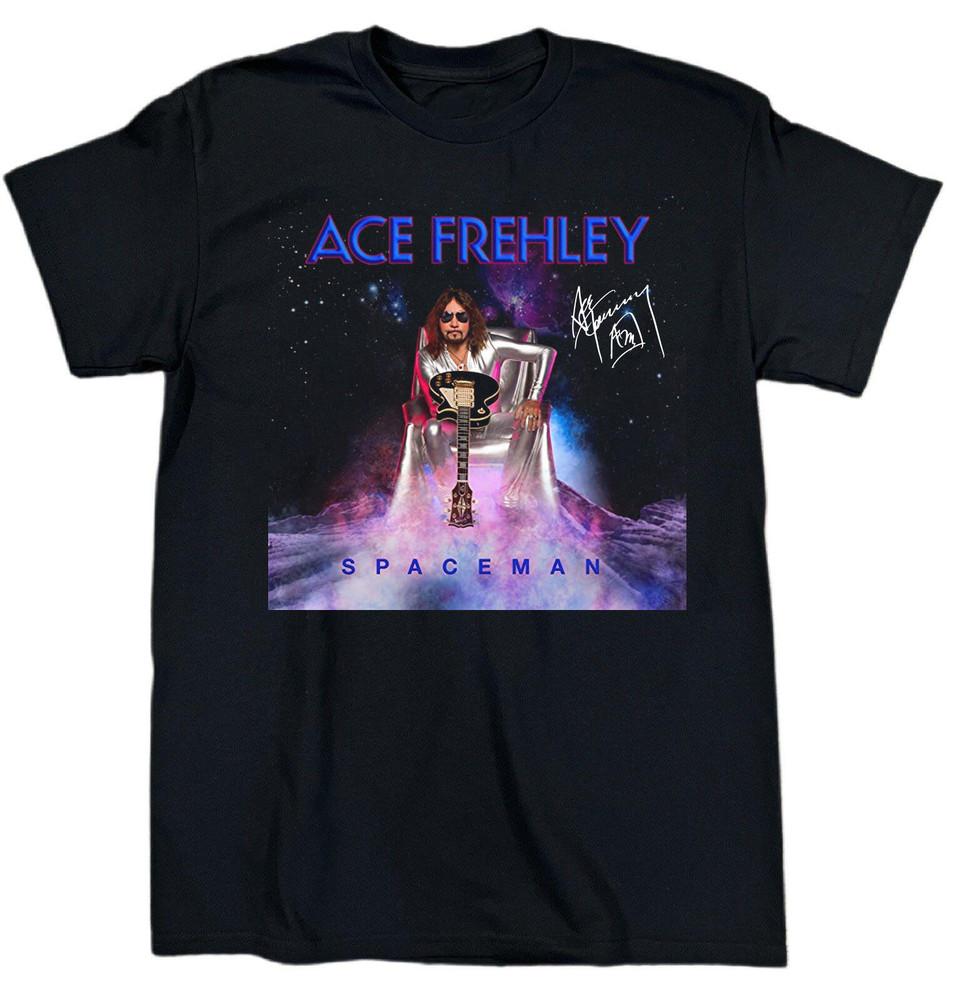 ACE FREHLEY Spaceman Heavy Cotton Black T Shirt S-5XL C233 Unisex T-Shirt XXL